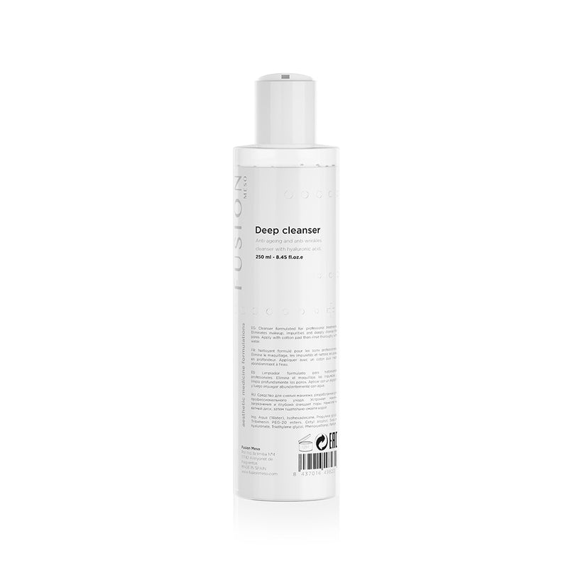 F190 DEEP CLEANSER - Removes make-up and impurities before professional treatments - 250 ml