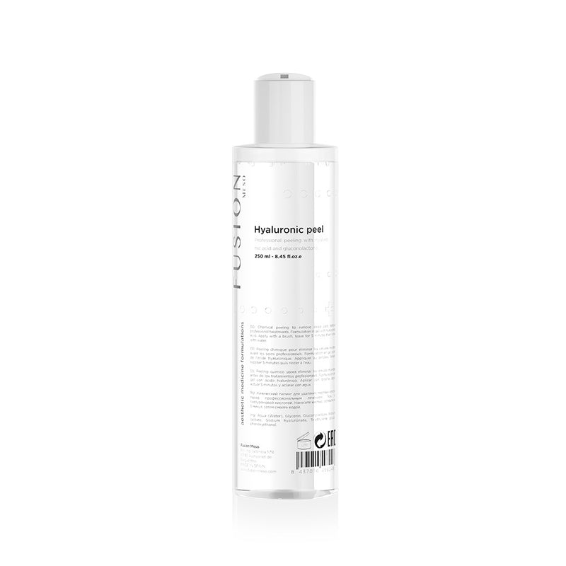 F191 HYALURONIC PEEL - Chemical and enzymatic peeling to prepare the skin before professional treatments - 250 ml