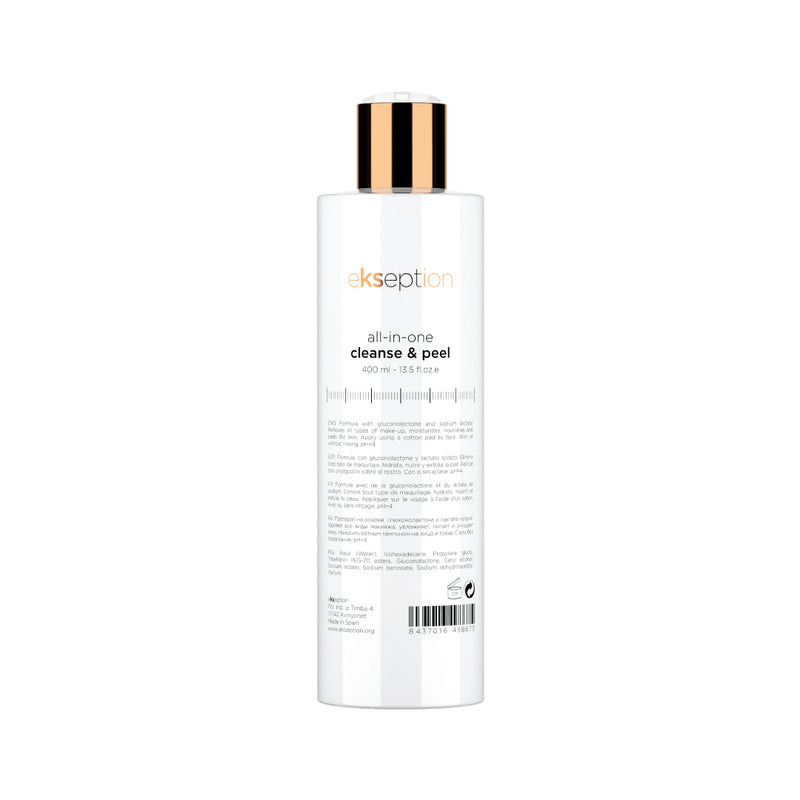 K800 CLEANSER AND PEEL ALL IN ONE - Removes all kinds of make-up around the face, eyes and lips