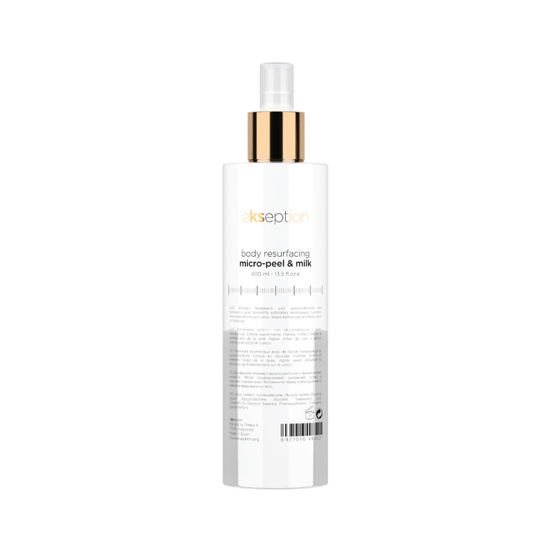 K845 MICRO PEELING AND RESURFACING BODY MILK - Nutrition and protection of the skin